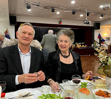 At the celebration of the 99th anniversary of the Russian Club