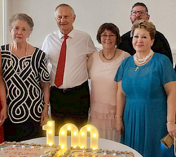 Festive banquet in honor of the 100th anniversary of the Russian Club in Sydney